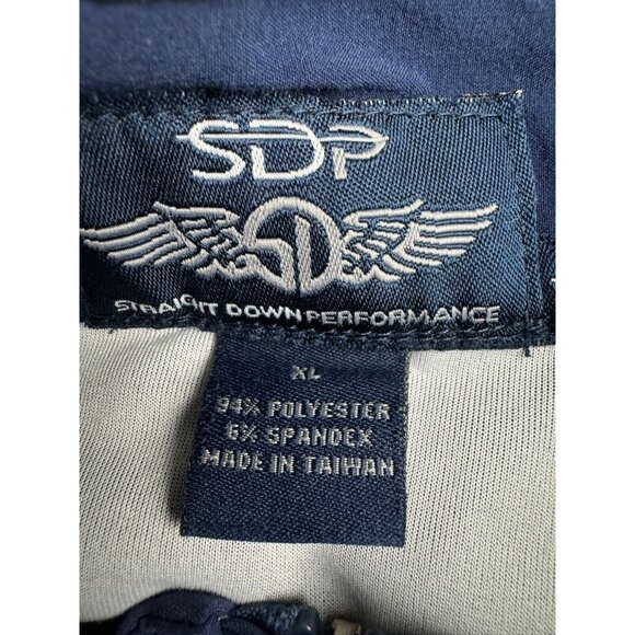 Straight Down Performance Jacket Men's XL Blue Pullover Golf Windbreaker - Picture 2 of 7